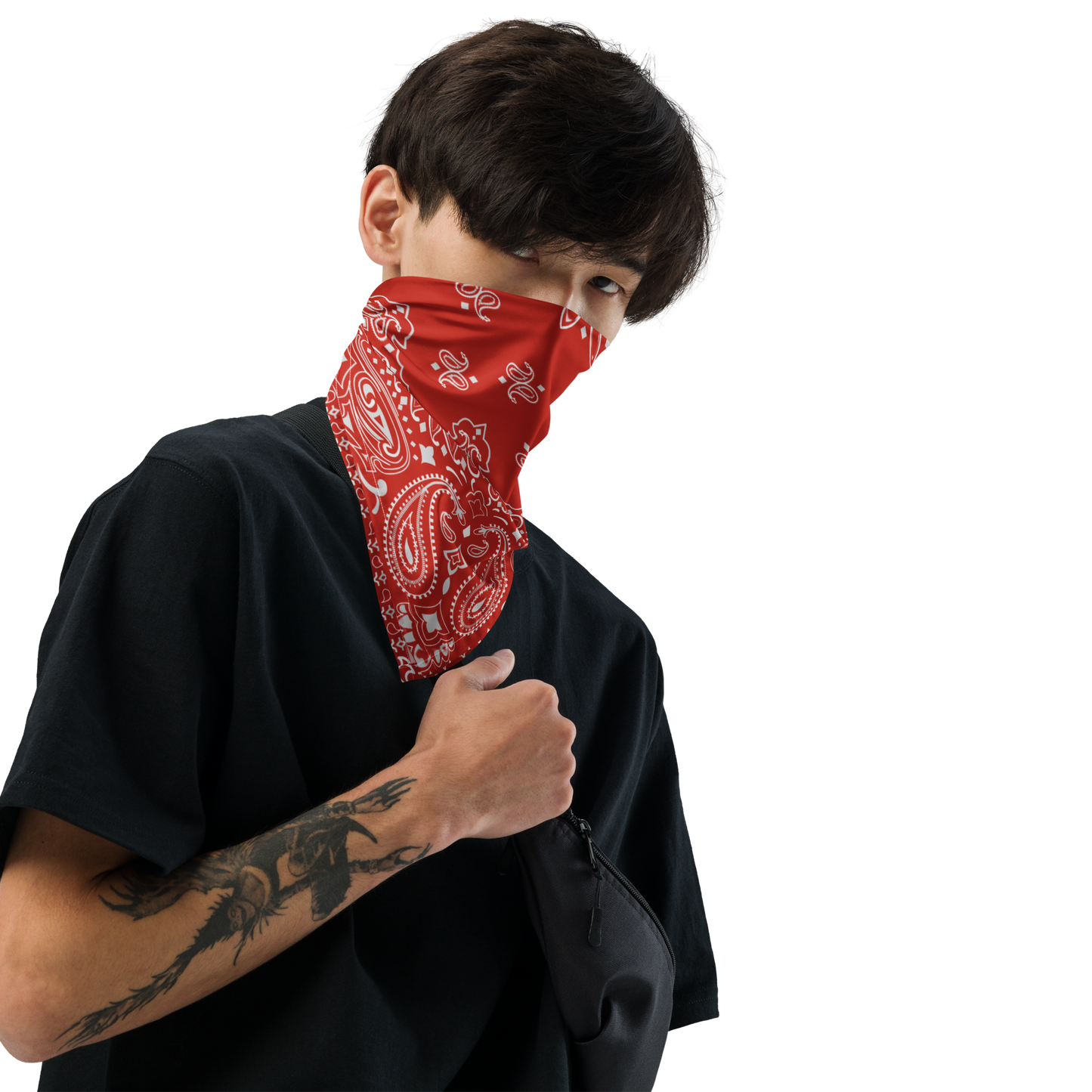Czerwona bandana paisley