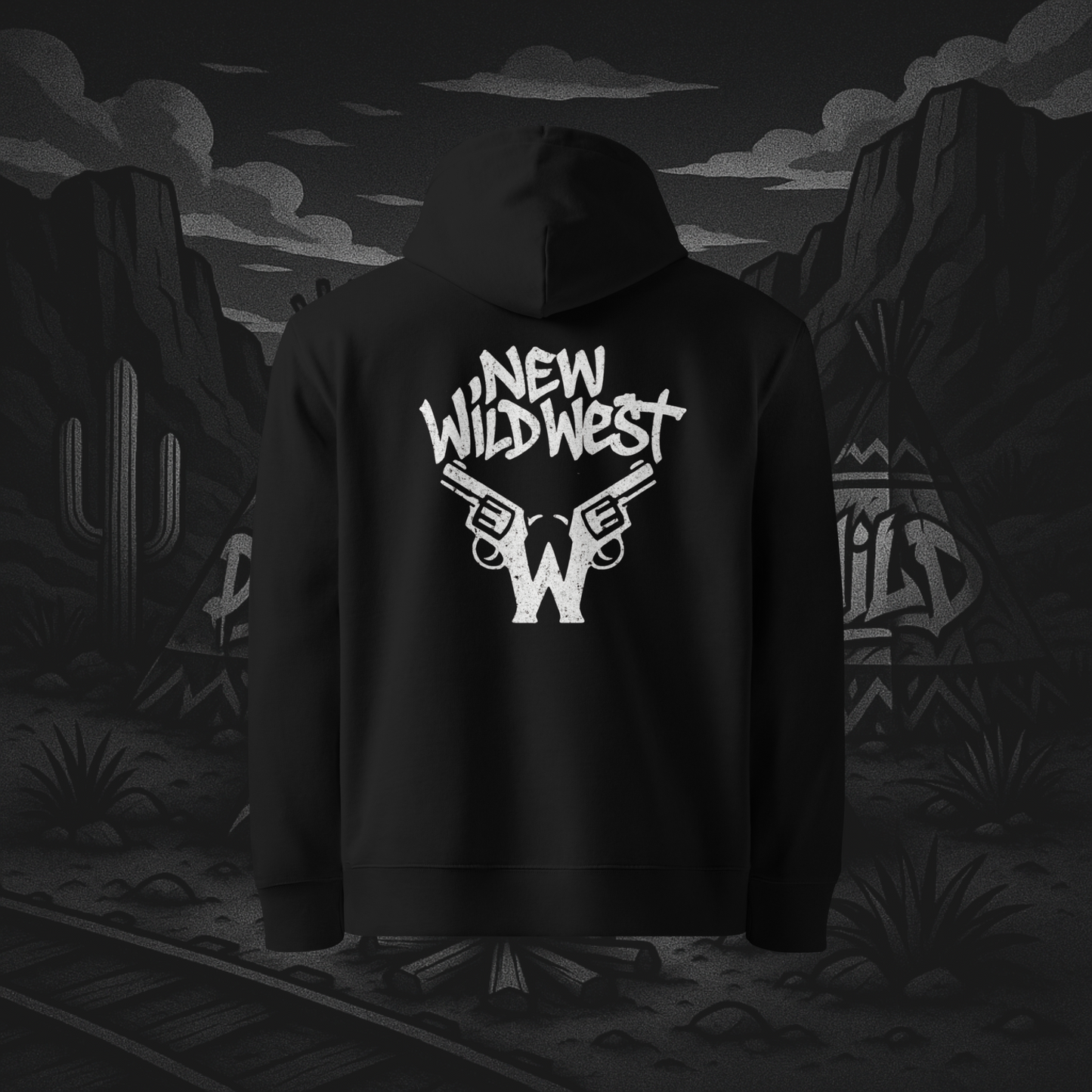 Czarna hoodie premium