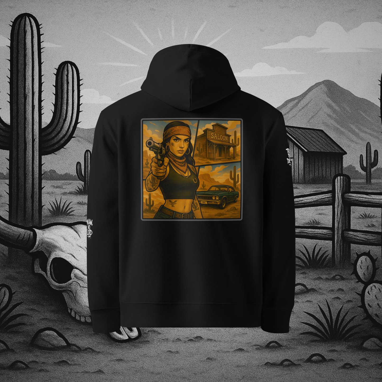 Czarna hoodie premium
