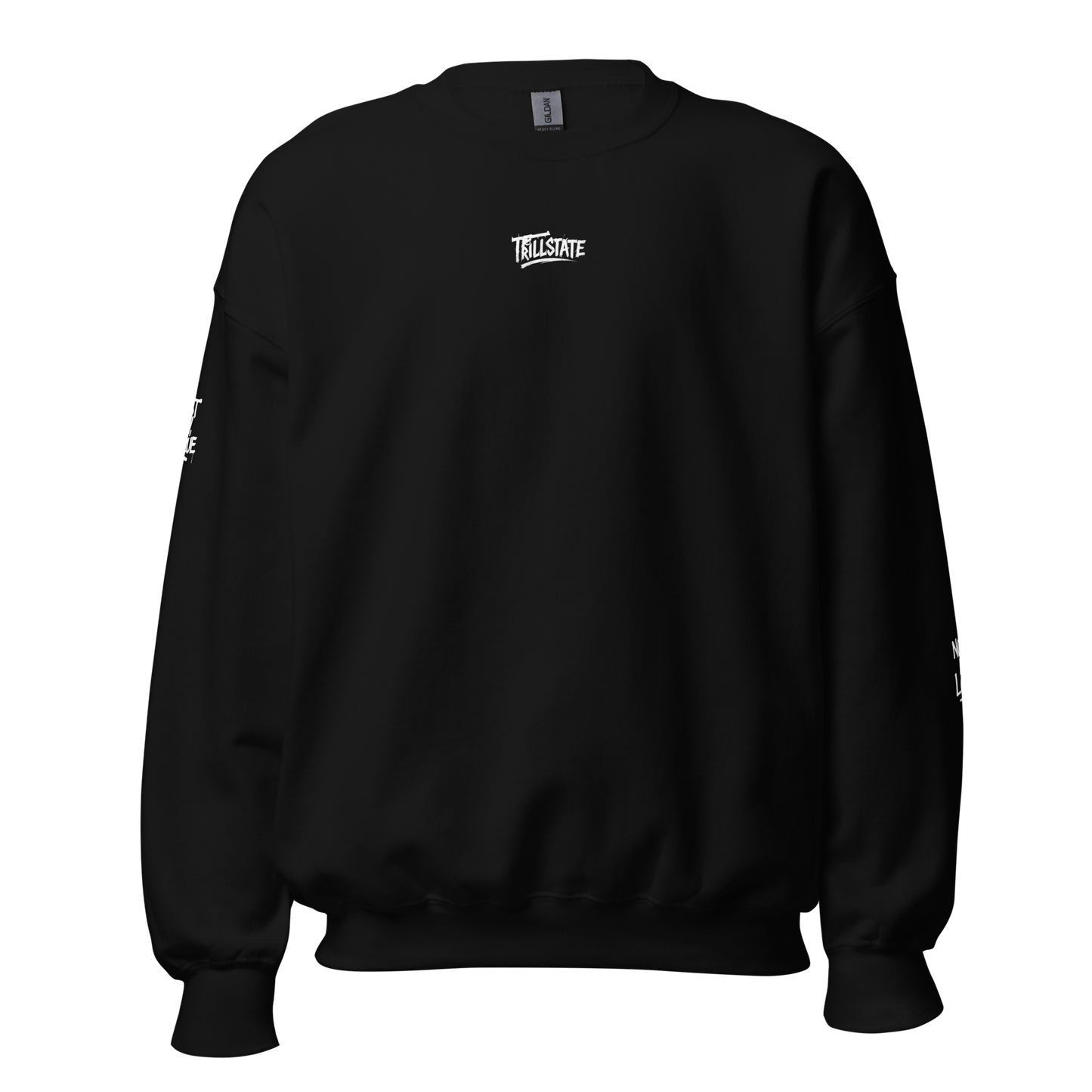 Czarna bluza typu sweatshirt (tył)
