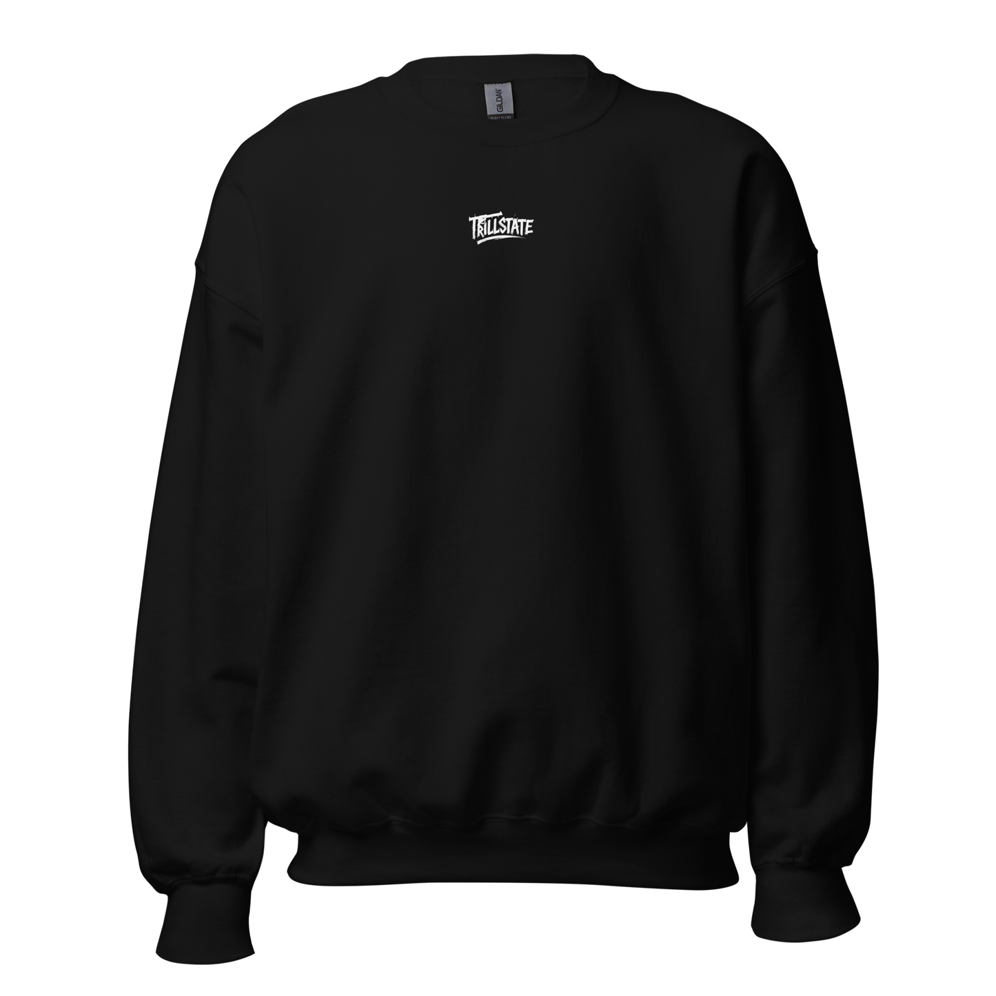 Czarna bluza typu sweatshirt