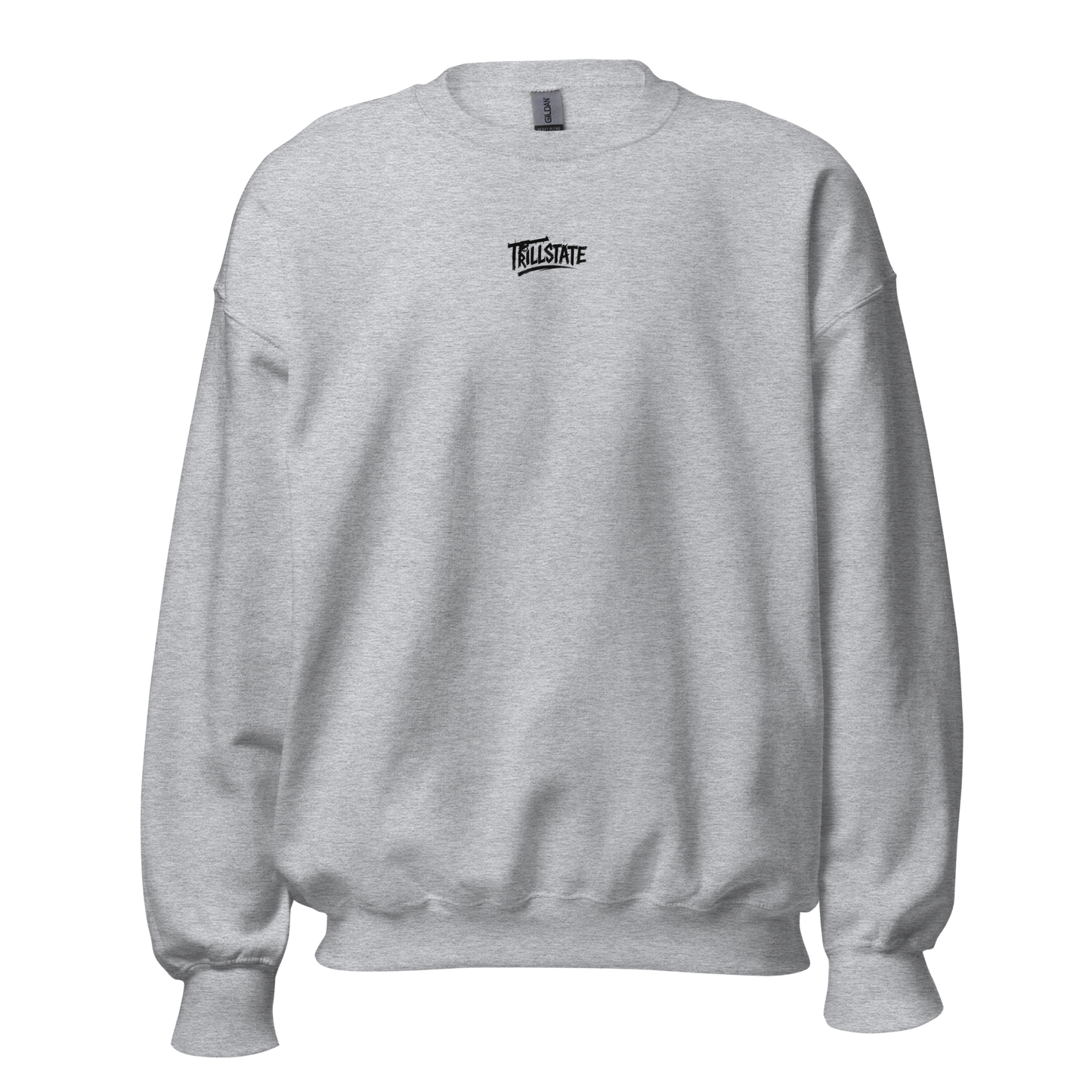 Szara bluza typu sweatshirt