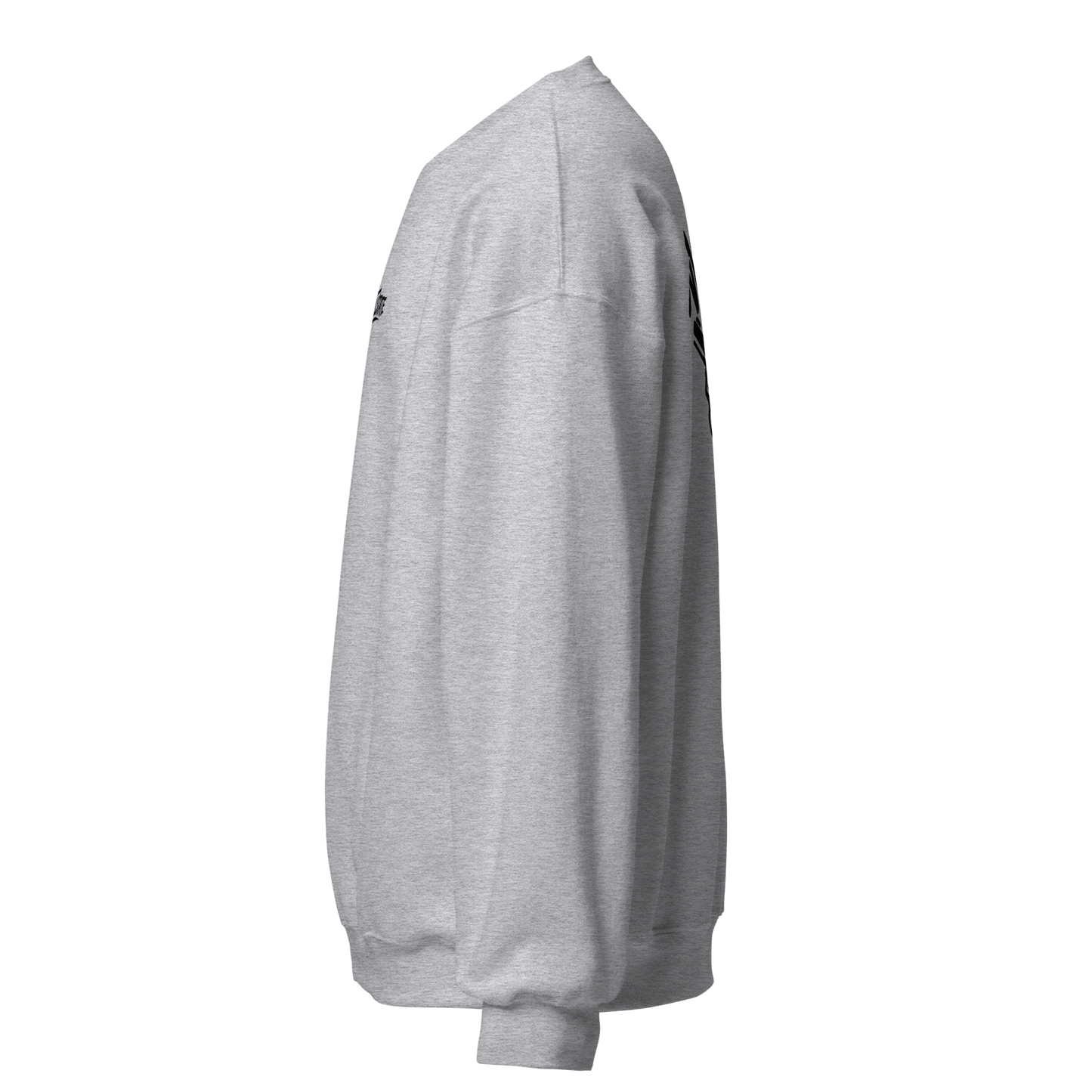 Szara bluza typu sweatshirt
