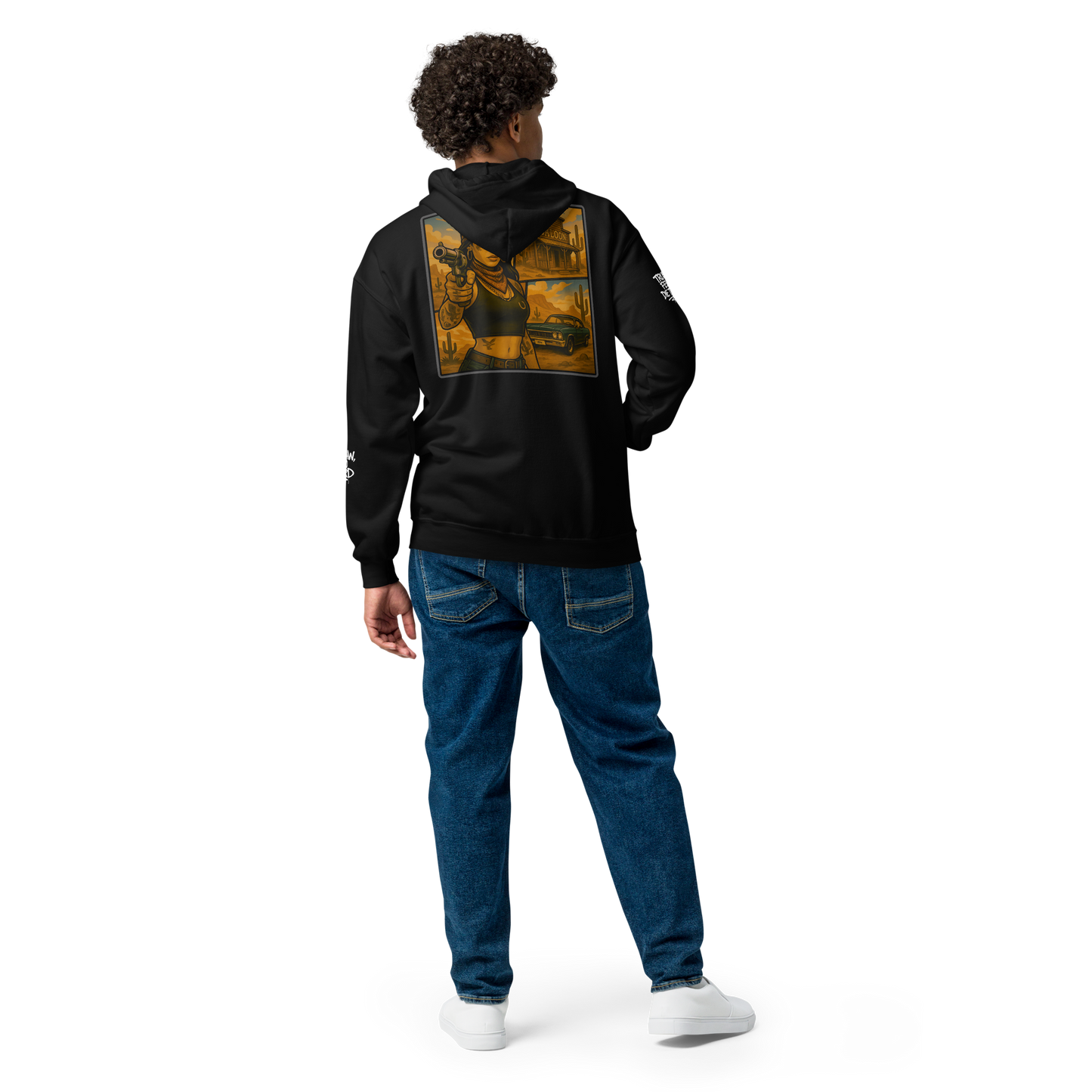 Czarna zip hoodie
