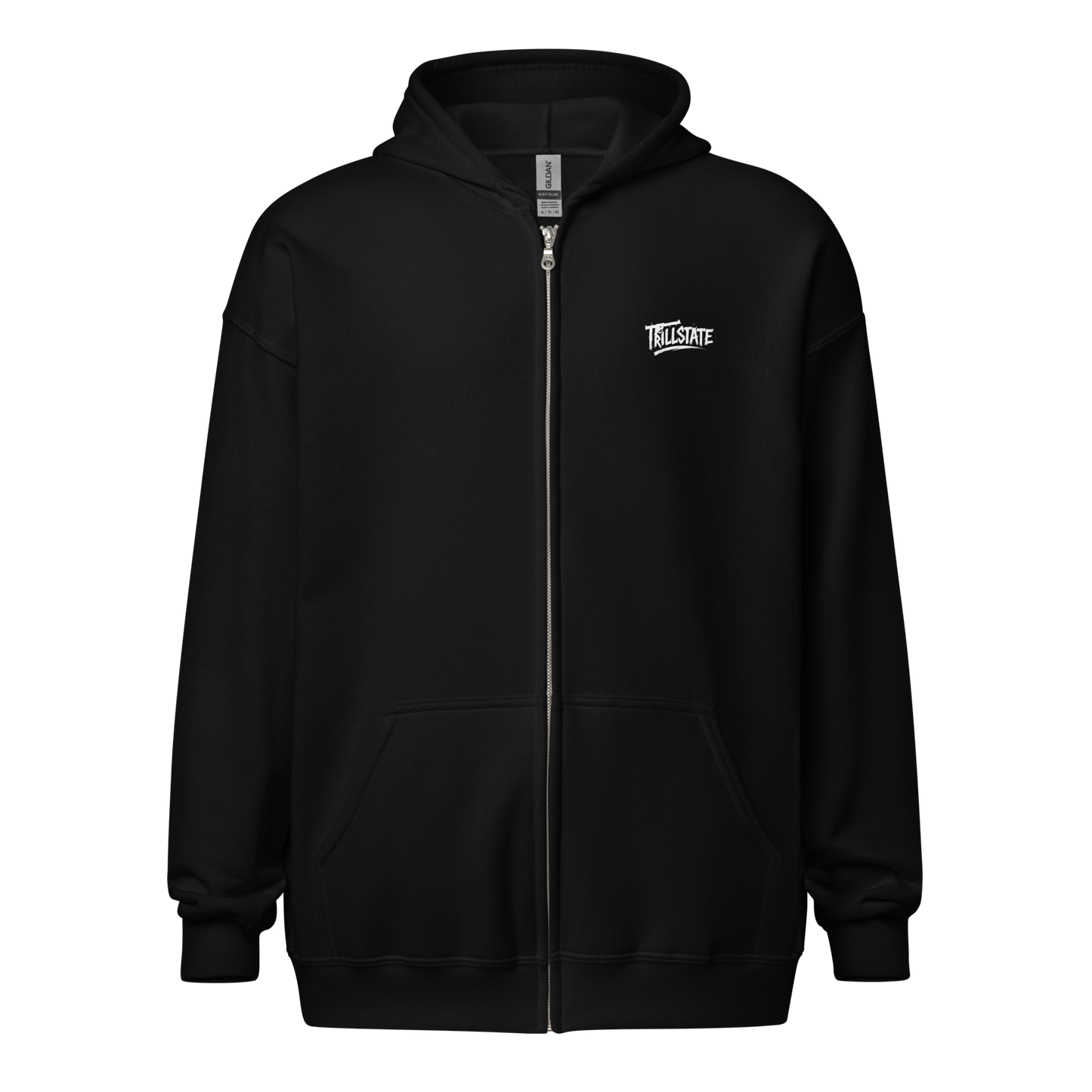 Czarna zip hoodie