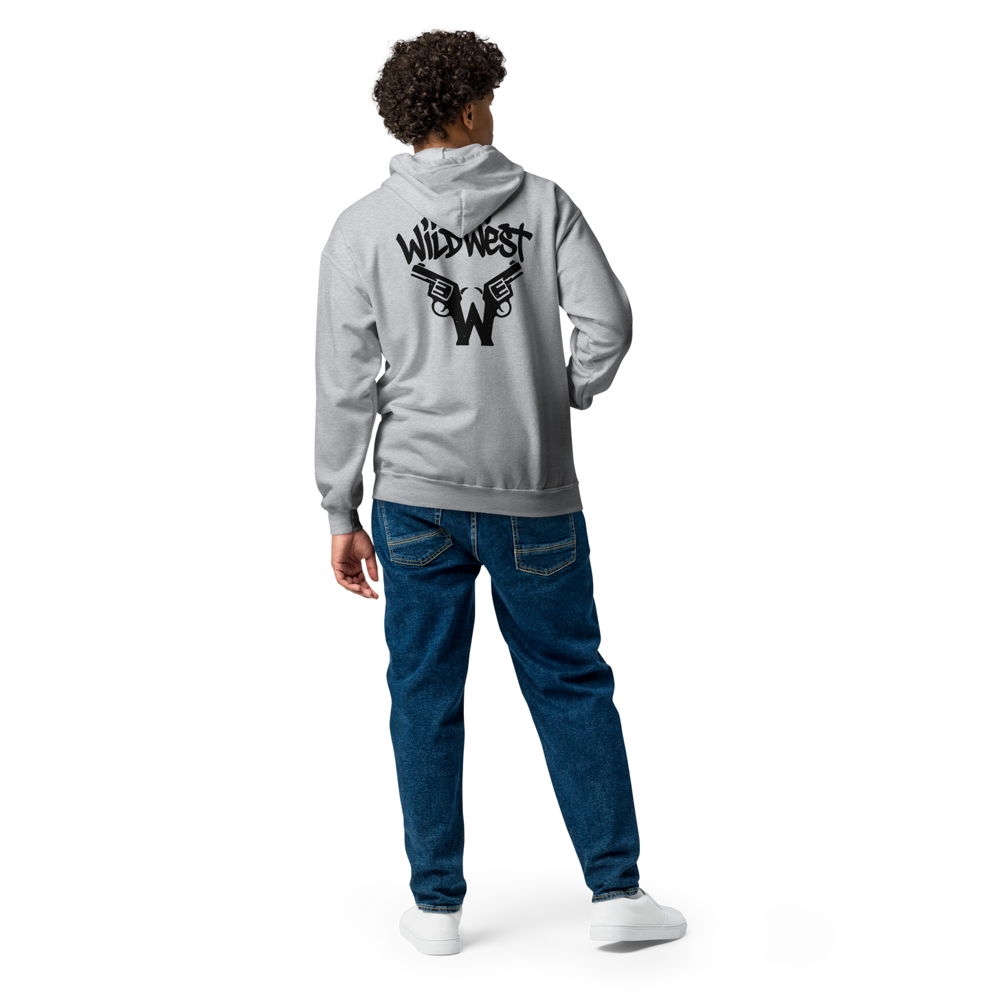 Szara zip hoodie