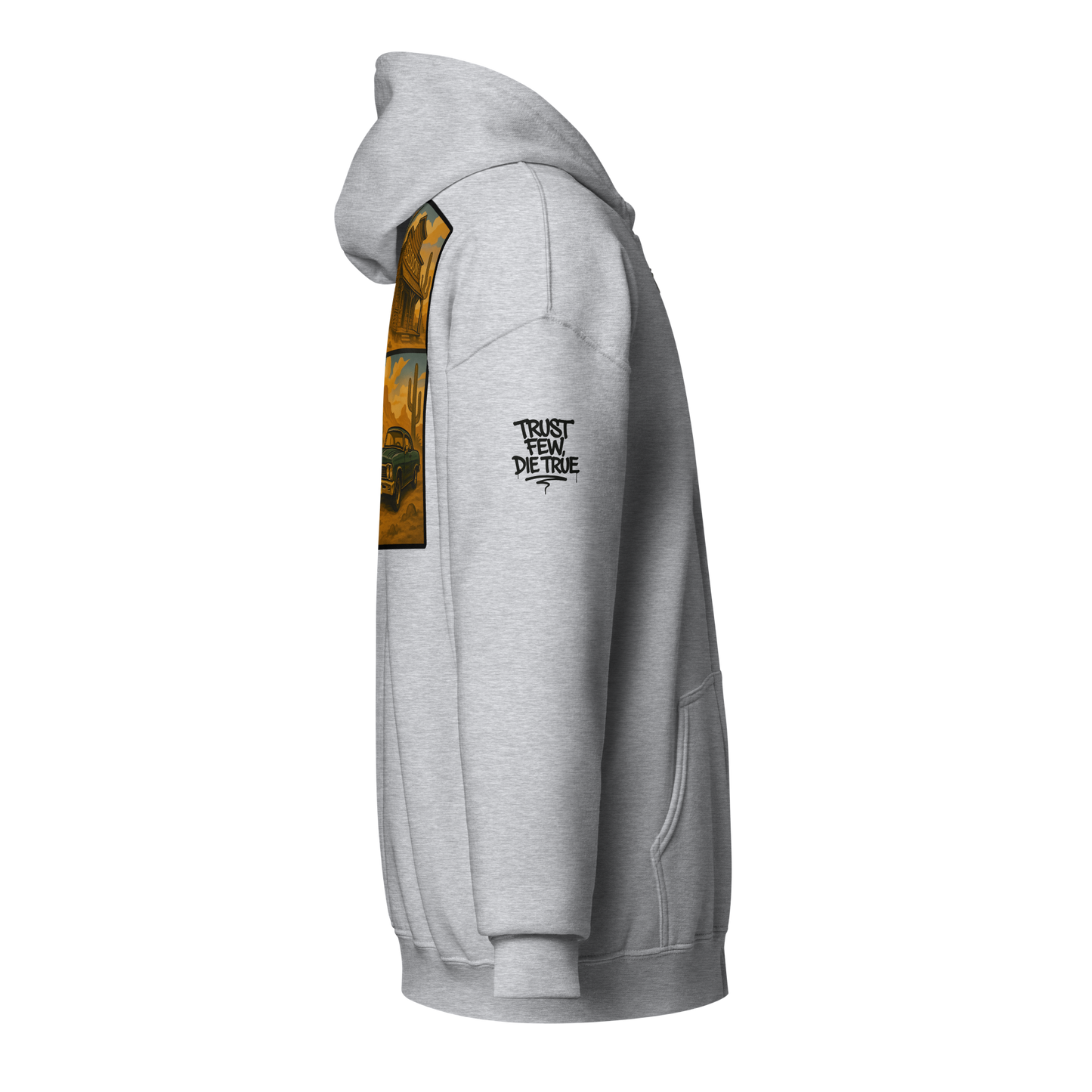 Szara zip hoodie