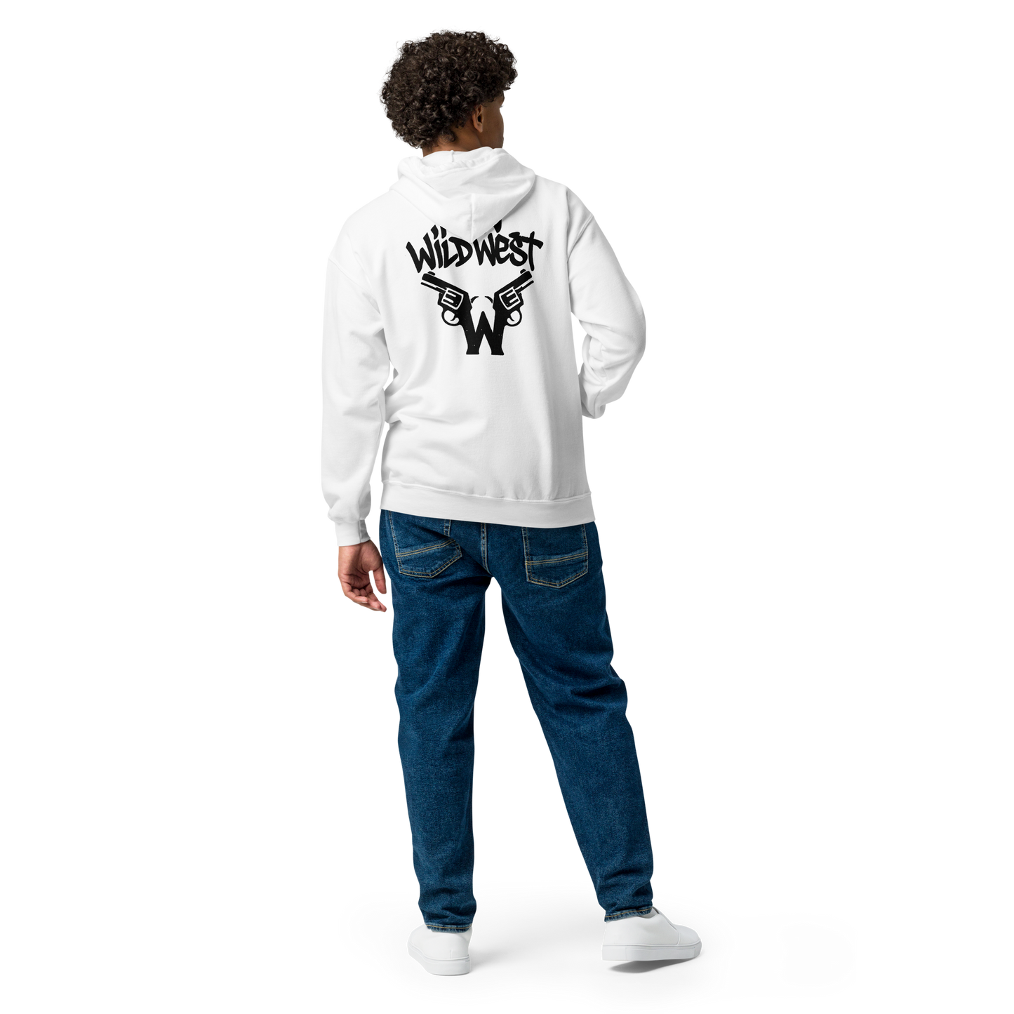 Biała zip hoodie
