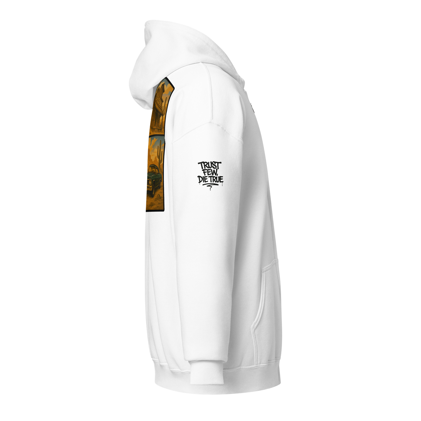 Biała zip hoodie