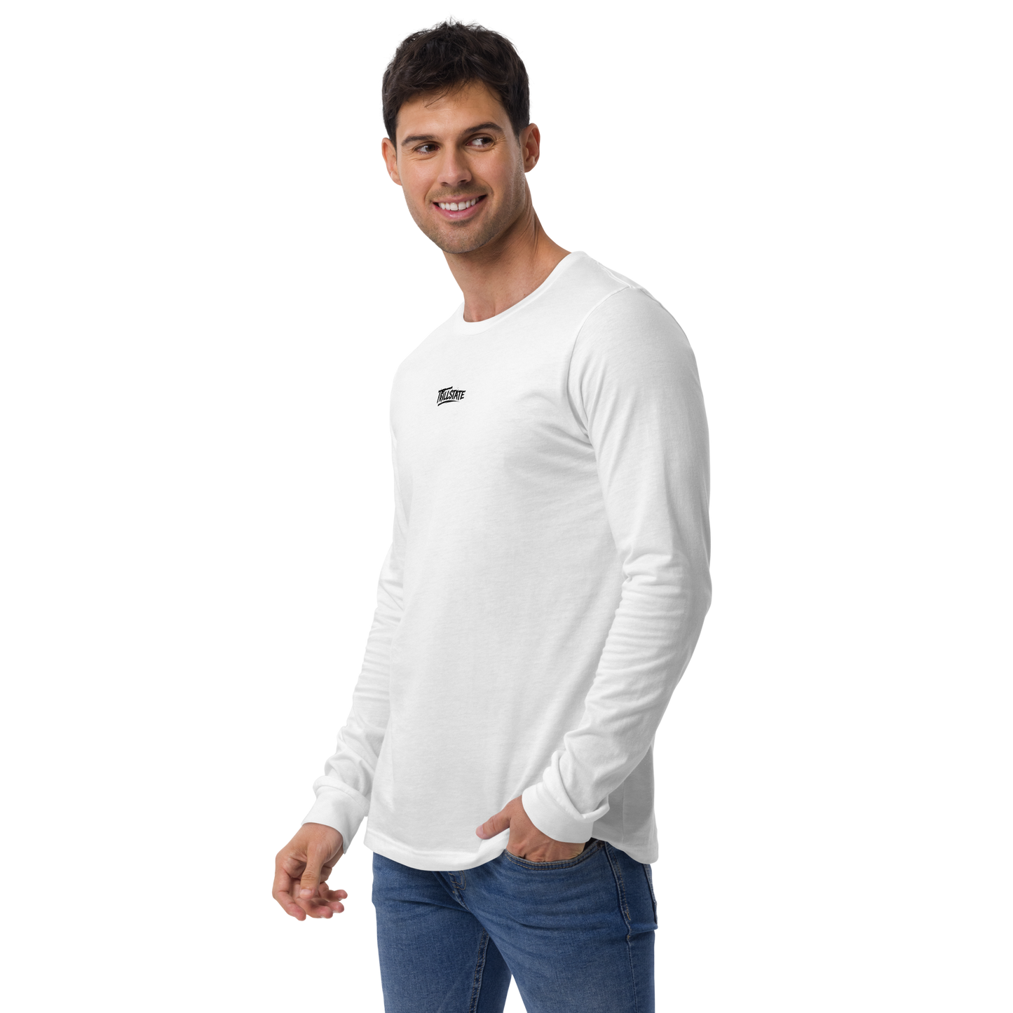 Biały longsleeve