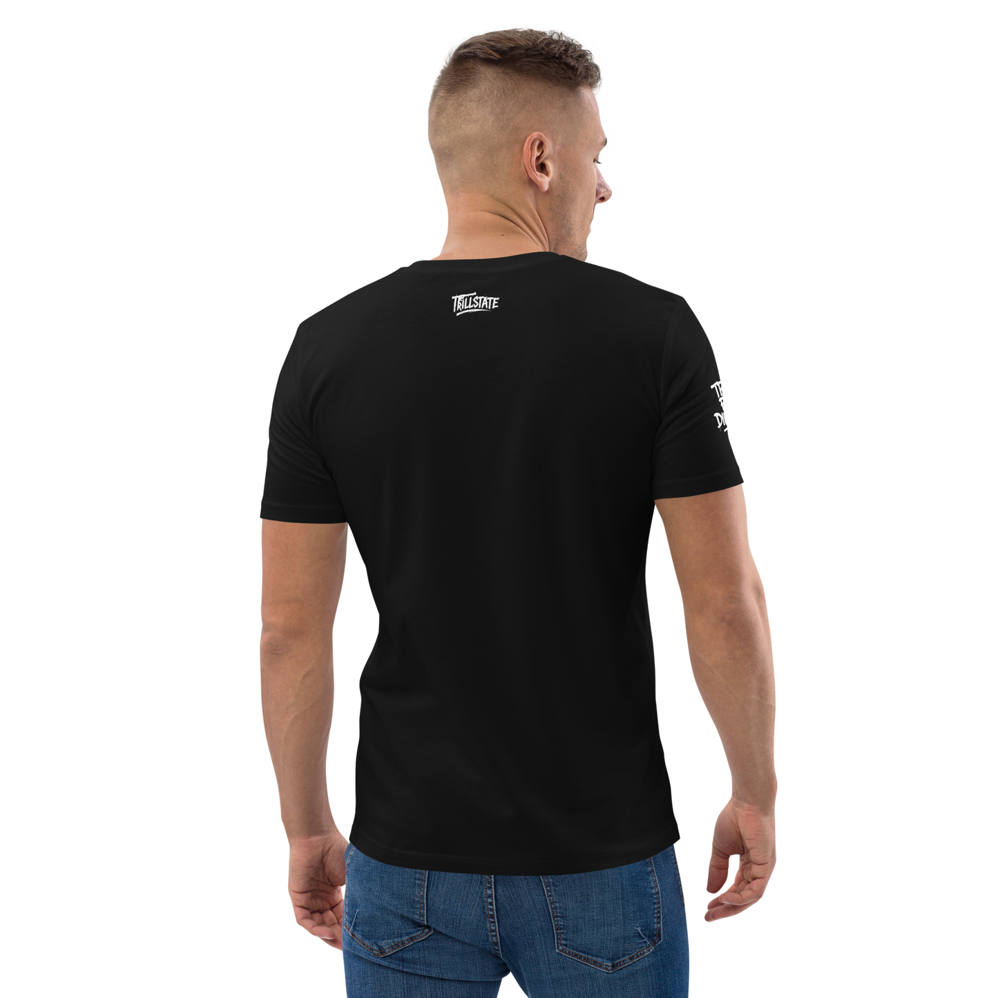 Czarny t-shirt premium (przód)