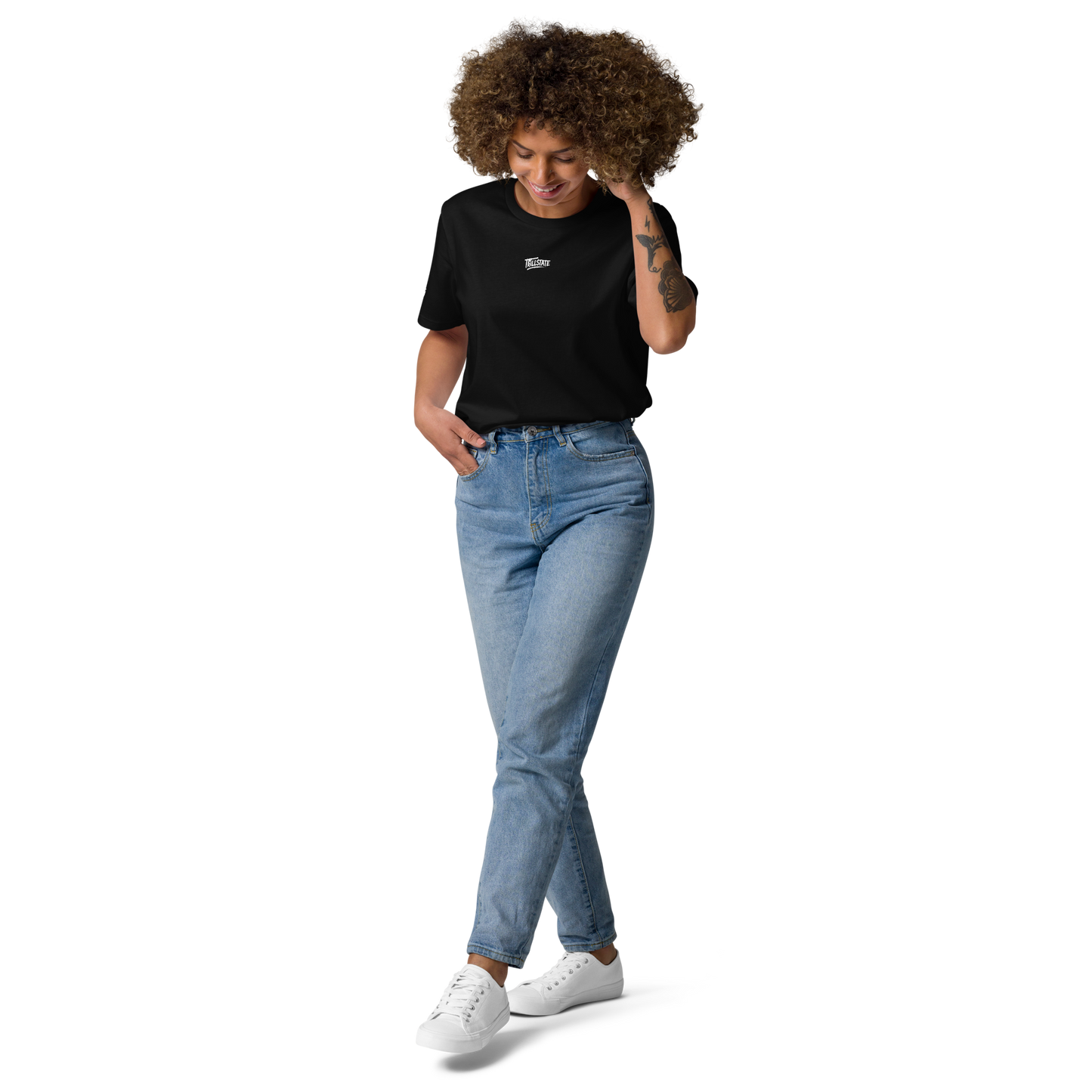 Czarny t-shirt premium
