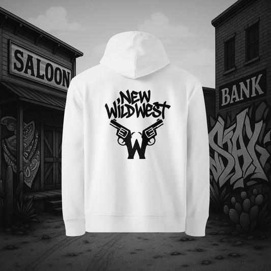 Biała hoodie premium