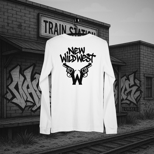 Biały longsleeve