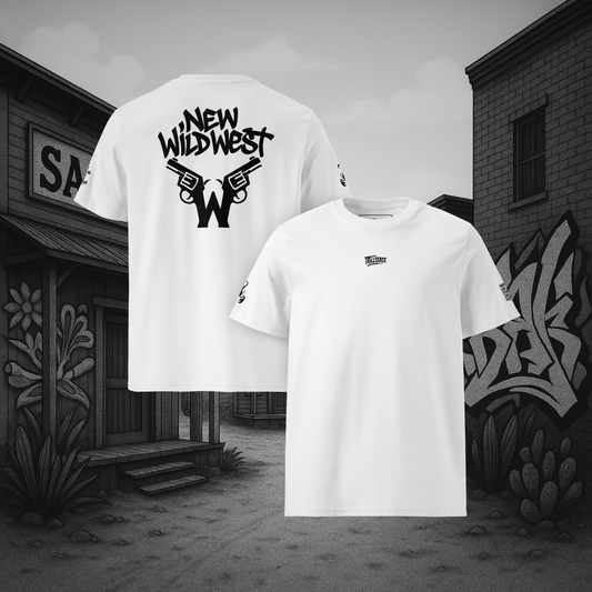 Biały t-shirt premium