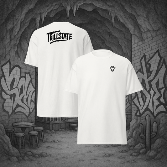 Klasyczny biały t-shirt TRILLSTATE