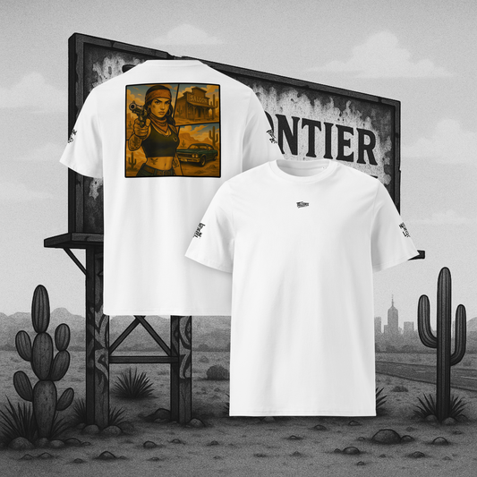 Klasyczny biały t-shirt (tył)