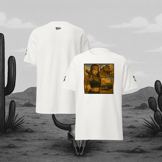 Klasyczny biały t-shirt (przód)