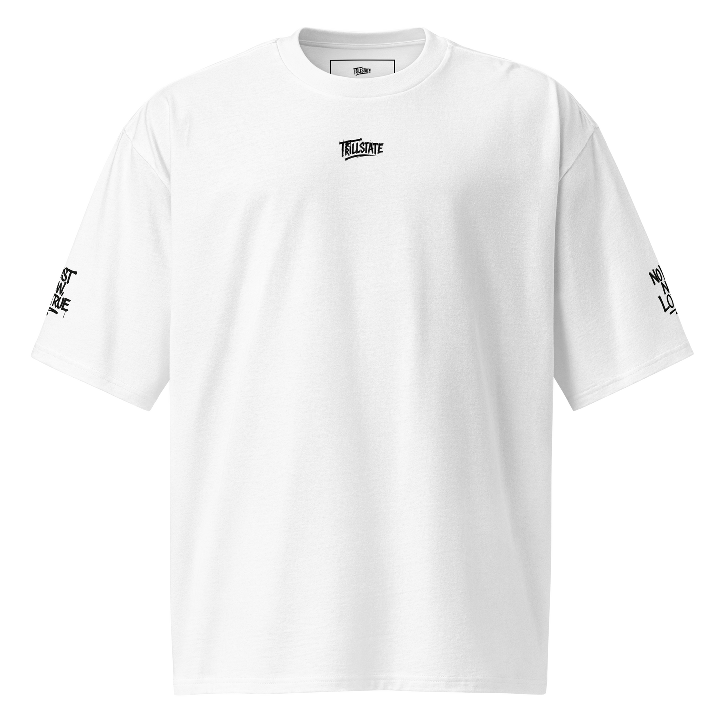 Biały t-shirt oversize (tył)
