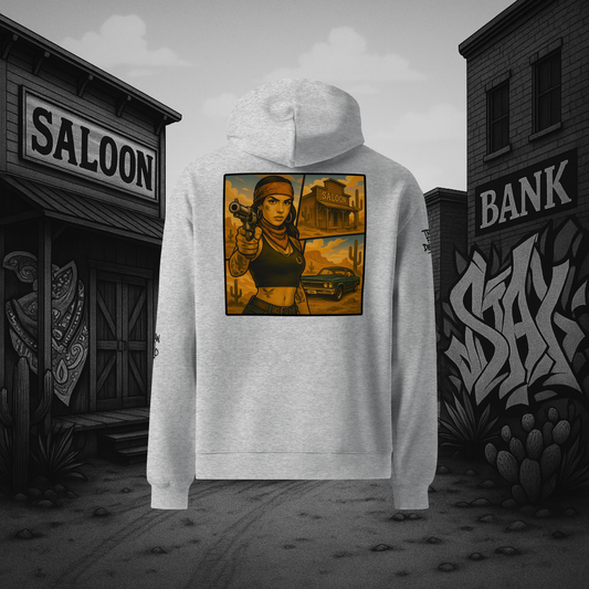 Szara hoodie oversize