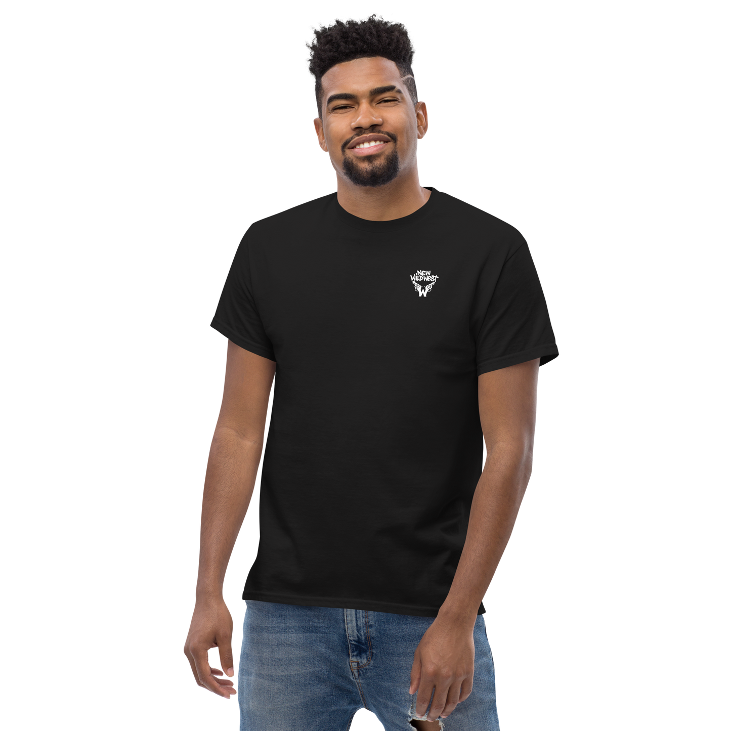 Klasyczny czarny t-shirt TRILLSTATE