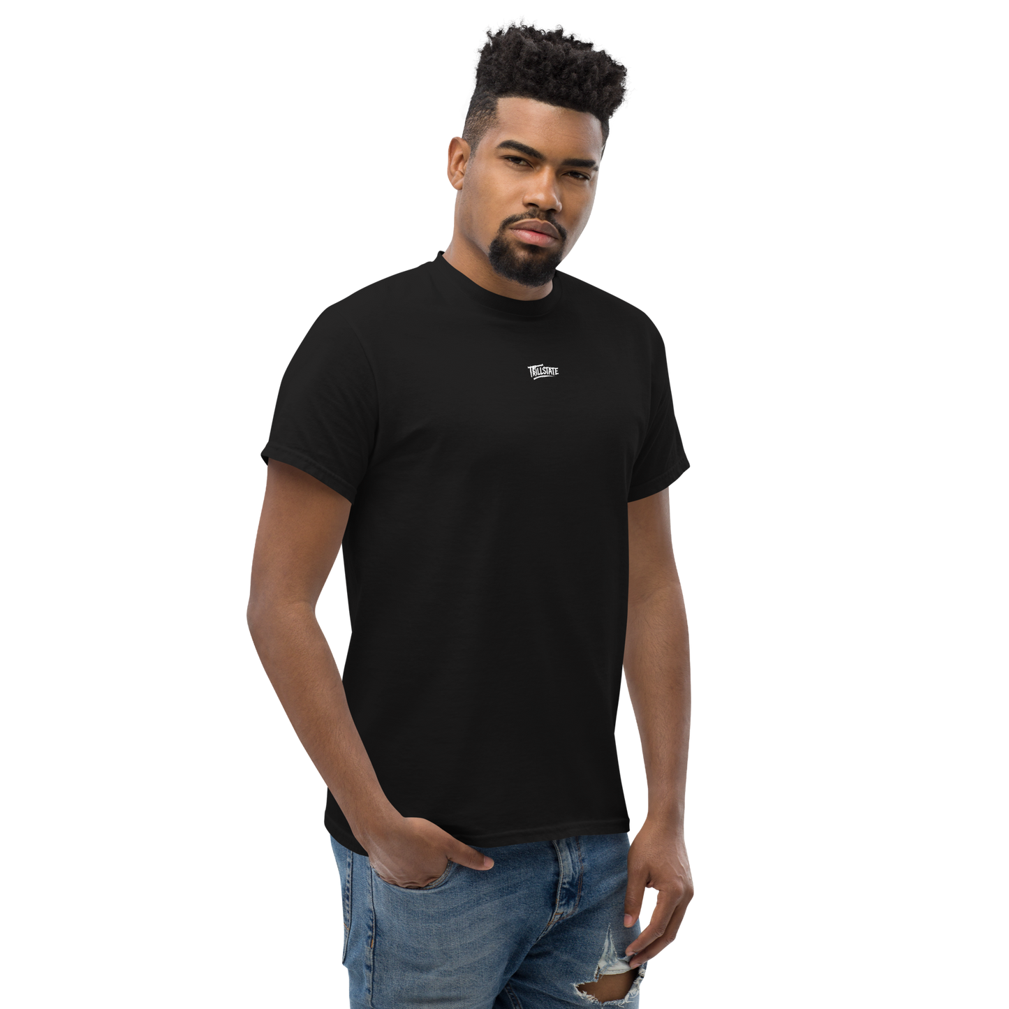Klasyczny czarny t-shirt NewWildWest