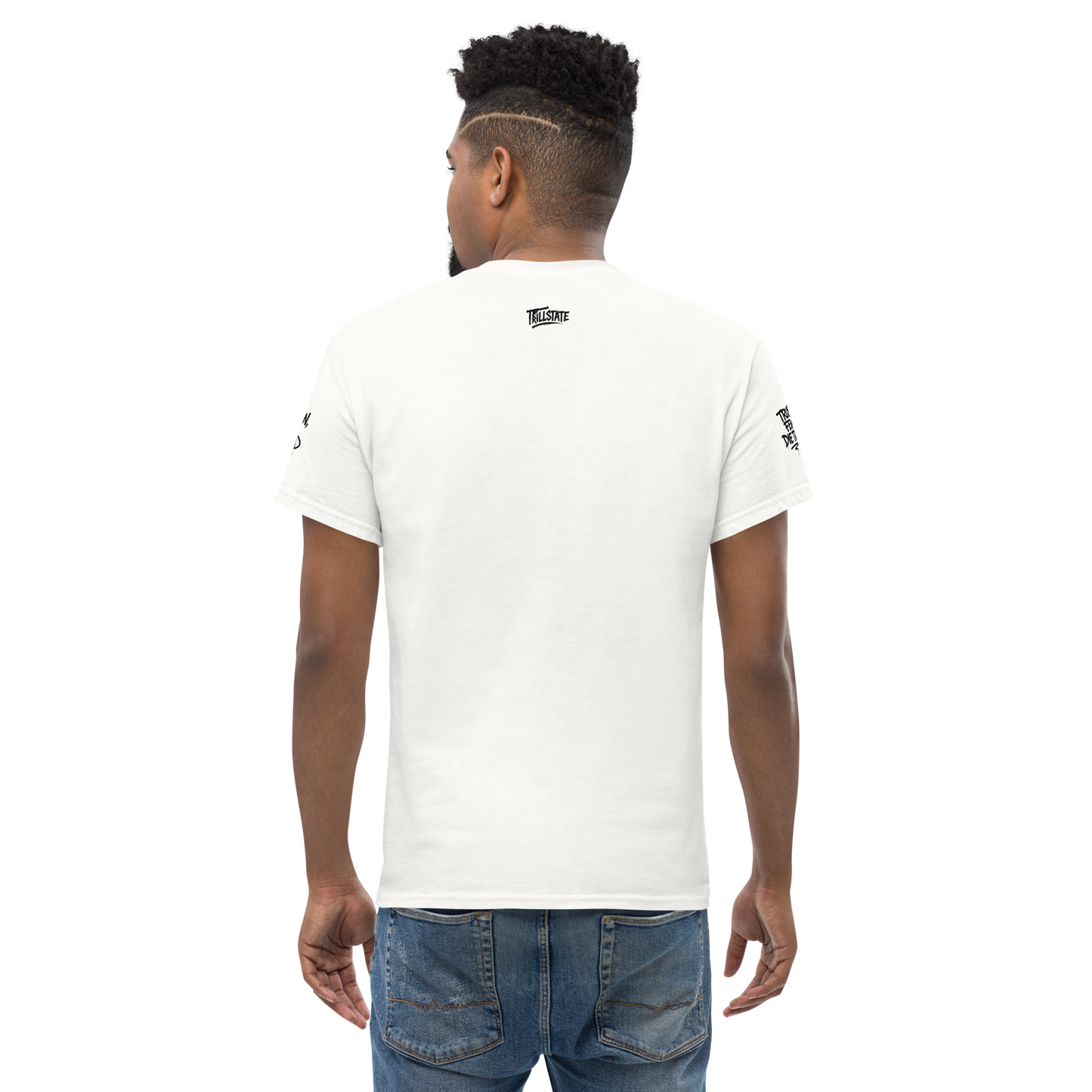 Klasyczny biały t-shirt (przód)