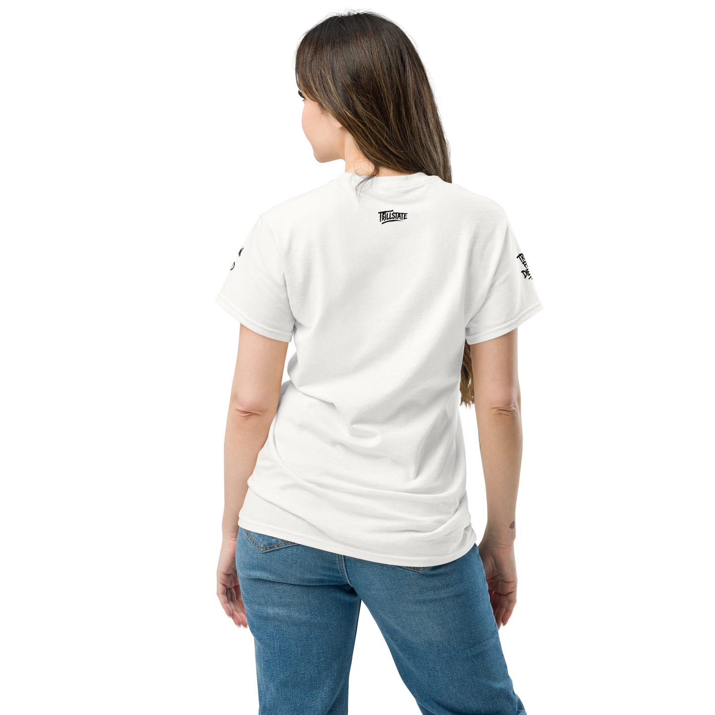 Klasyczny biały t-shirt (przód)