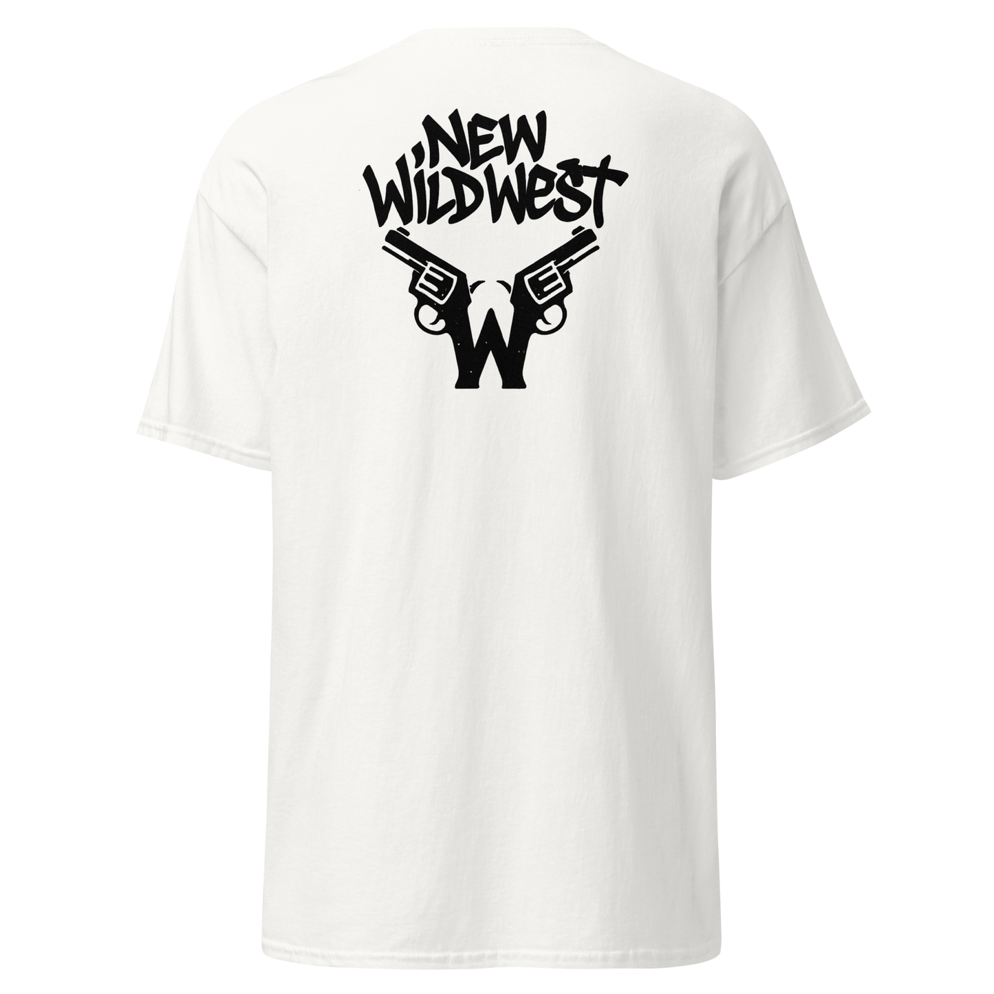 Klasyczny biały t-shirt NewWildWest
