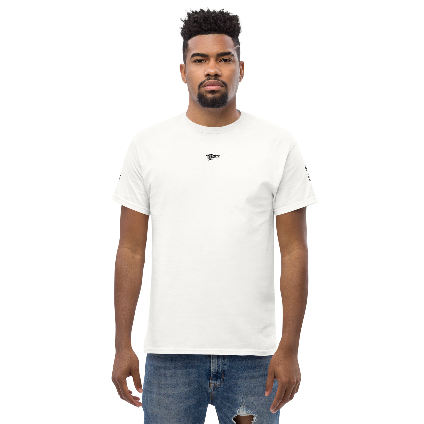 Klasyczny biały t-shirt (tył)