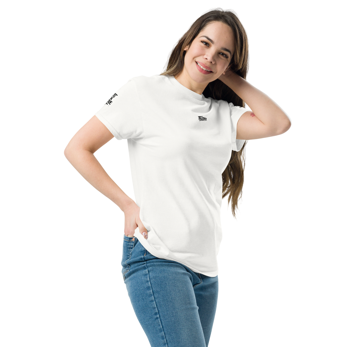 Klasyczny biały t-shirt (tył)