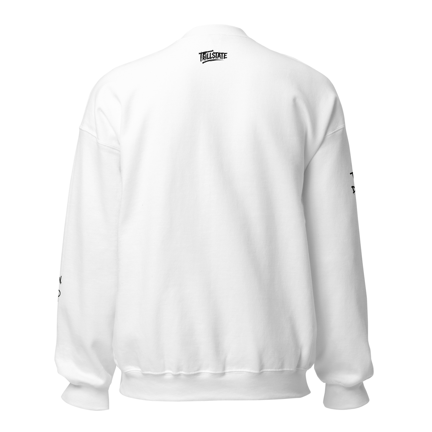 Biała bluza typu sweatshirt (przód)
