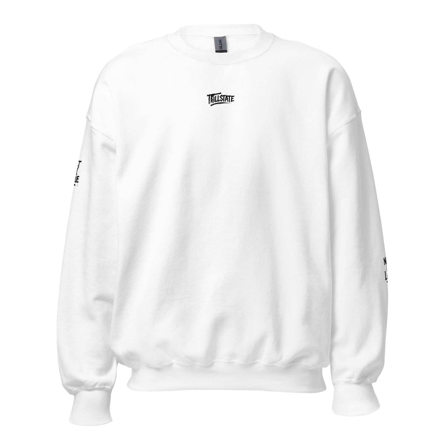 Biała bluza typu sweatshirt (tył)