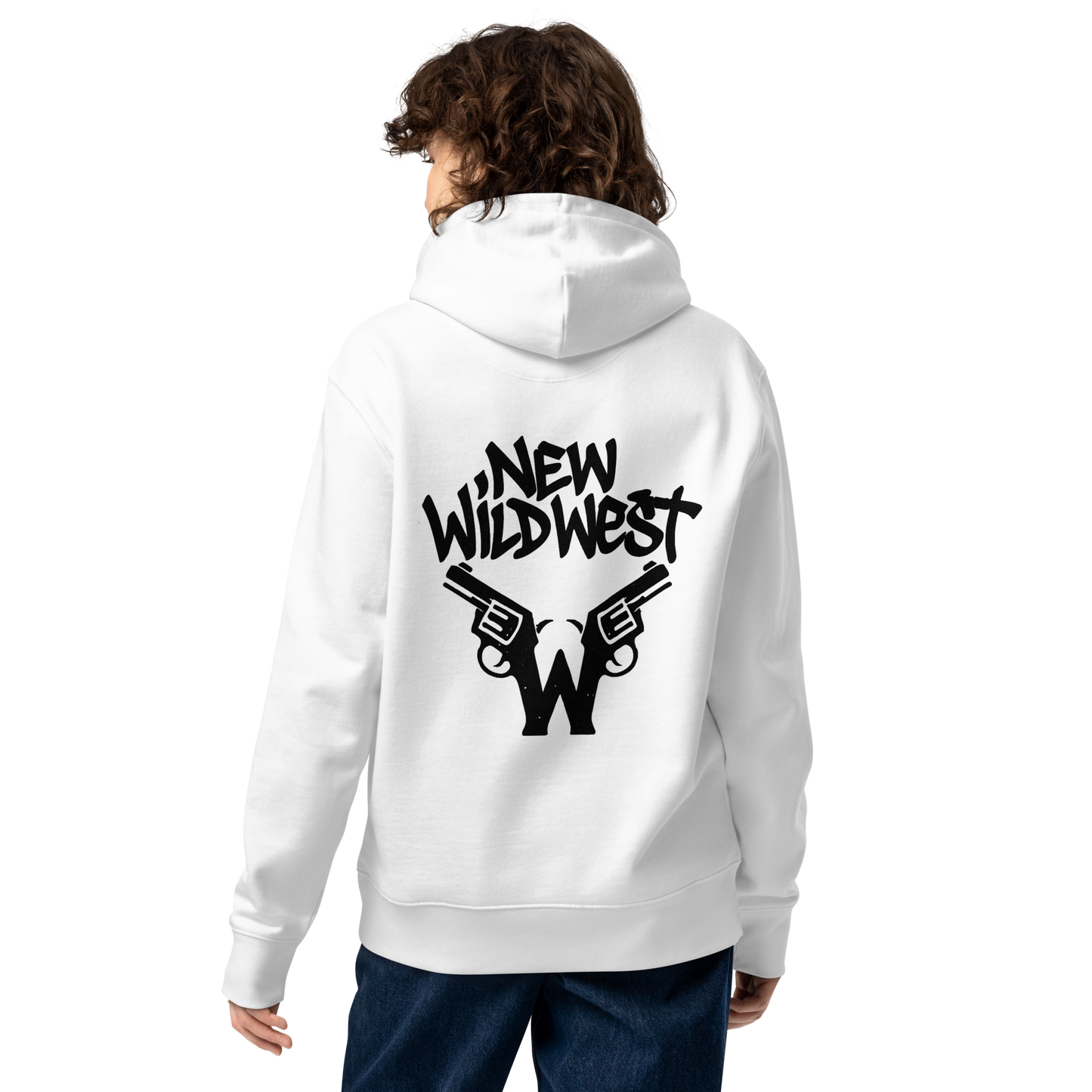 Biała hoodie premium
