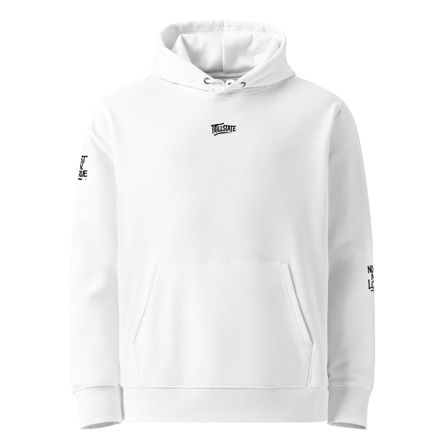 Biała hoodie premium (tył)