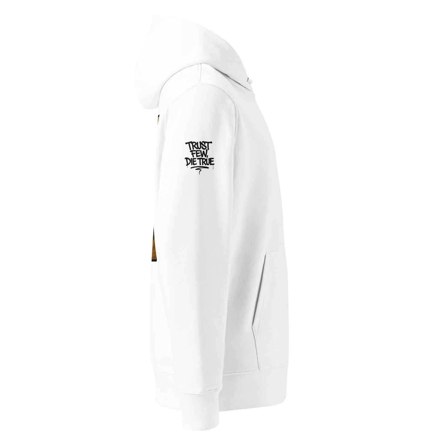 Biała hoodie premium (tył)