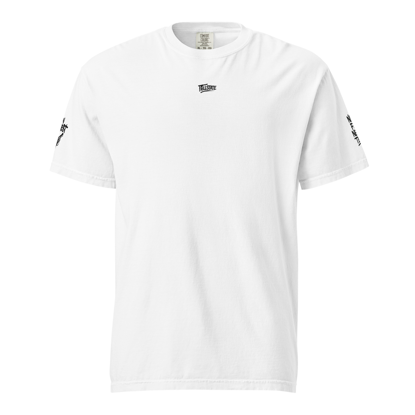 Biały t-shirt heavyweight (tył)