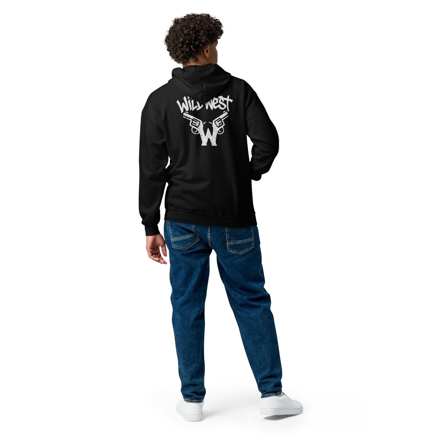 Czarna zip hoodie