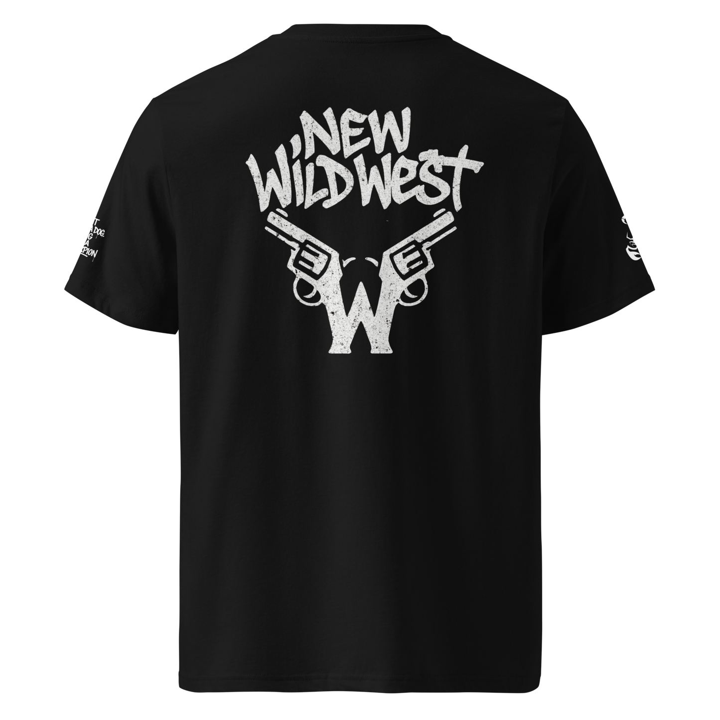 Czarny t-shirt premium