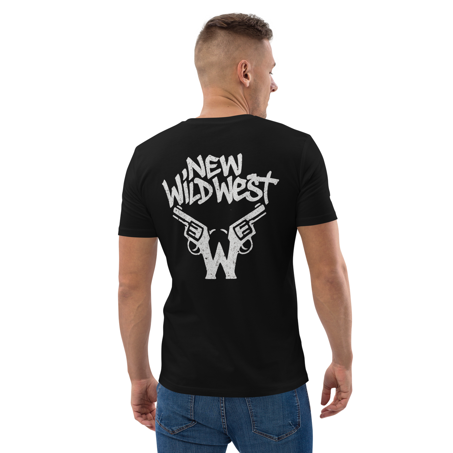 Czarny t-shirt premium