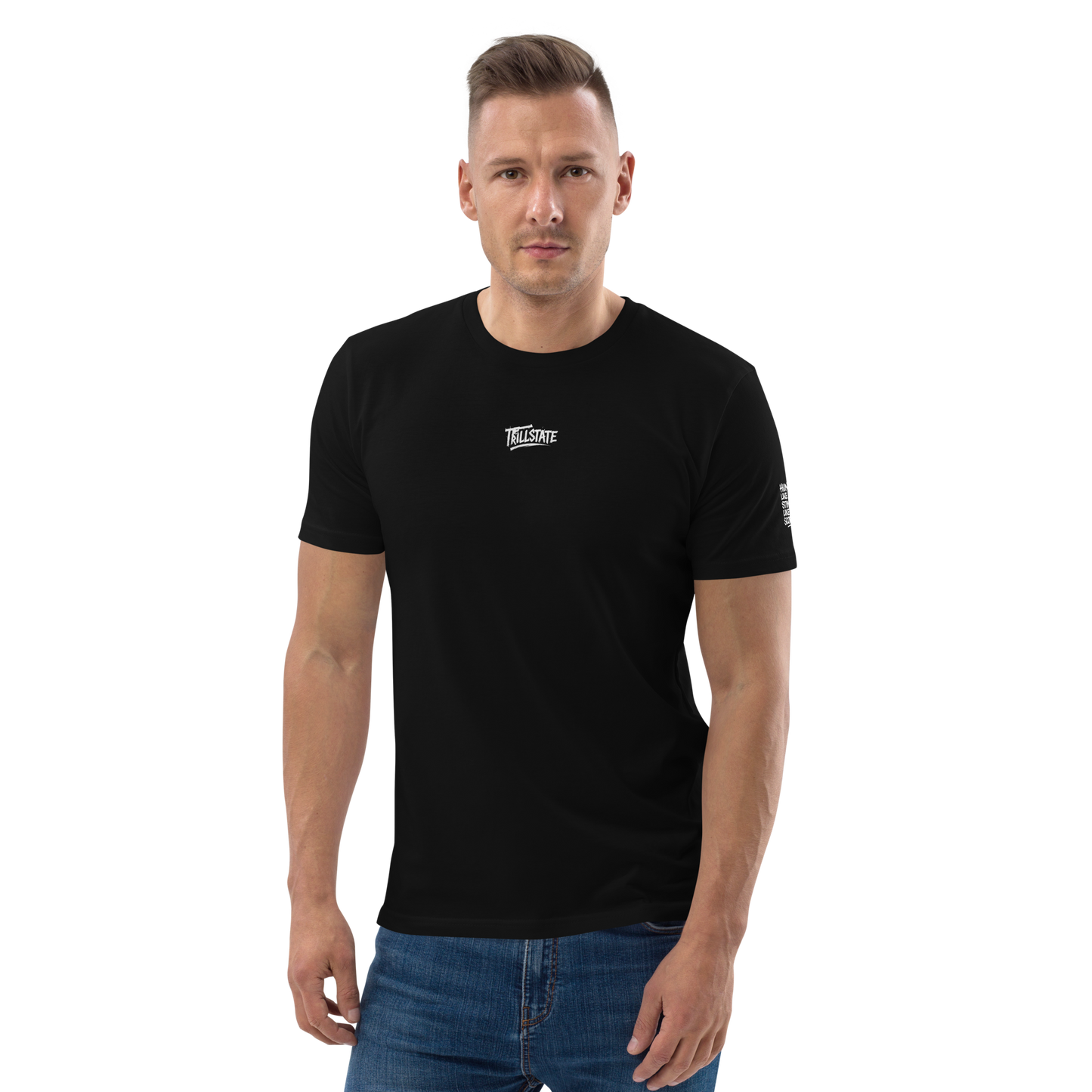 Czarny t-shirt premium