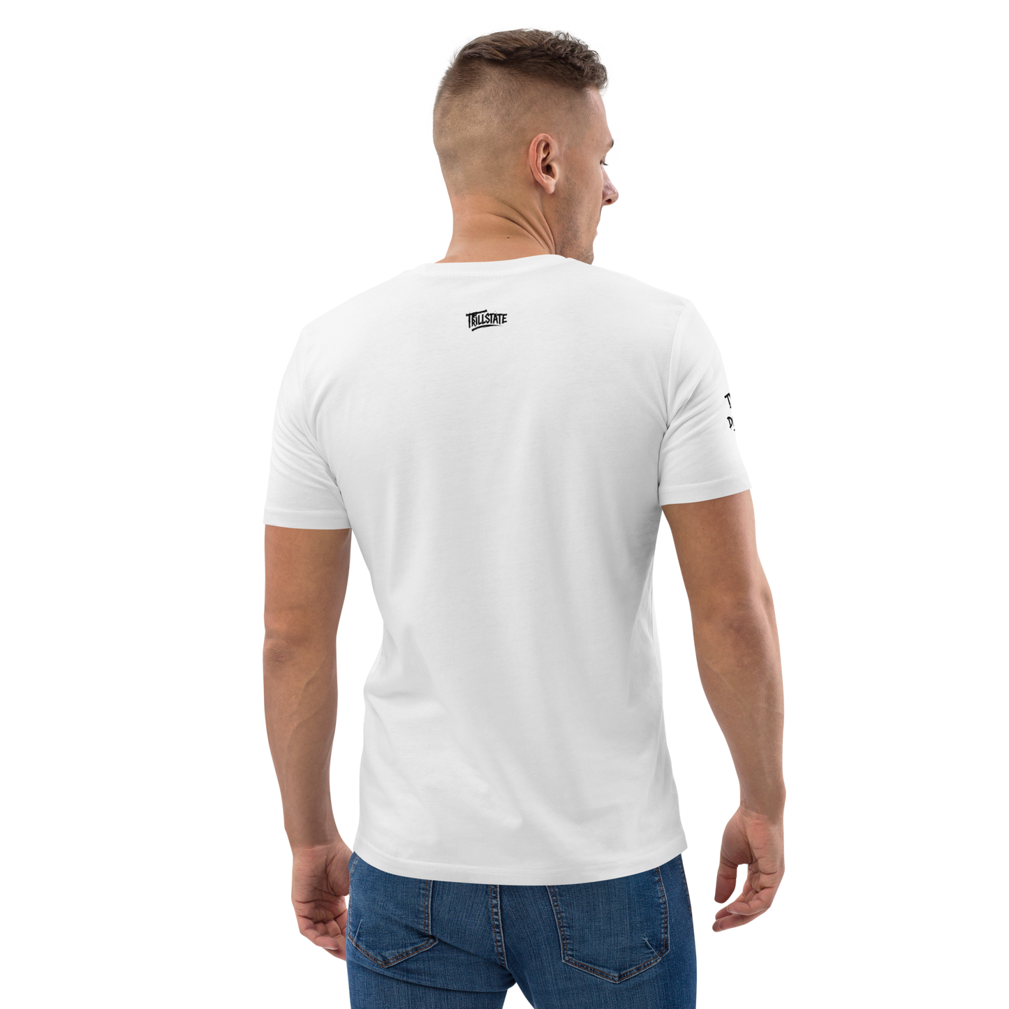 Biały t-shirt premium (przód)