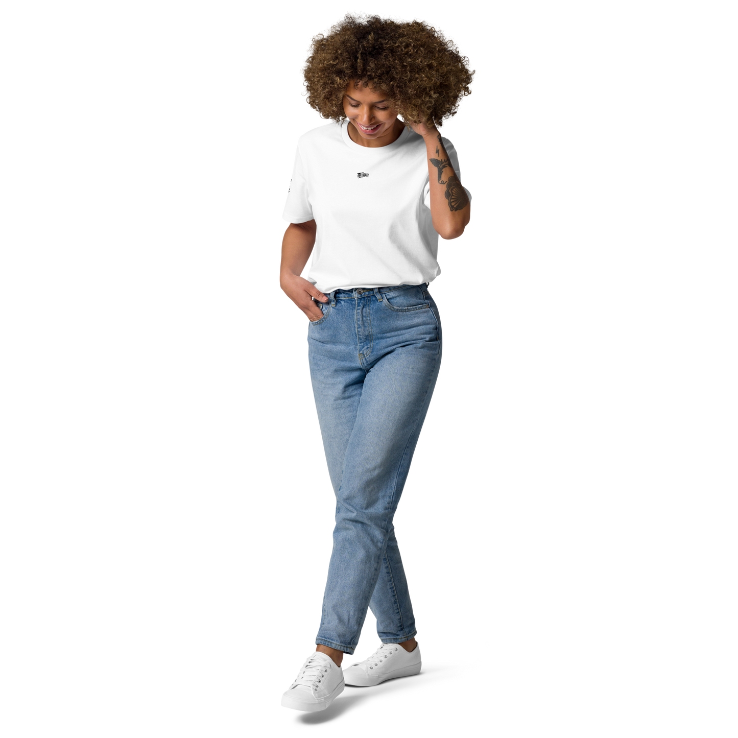 Biały t-shirt premium (tył)