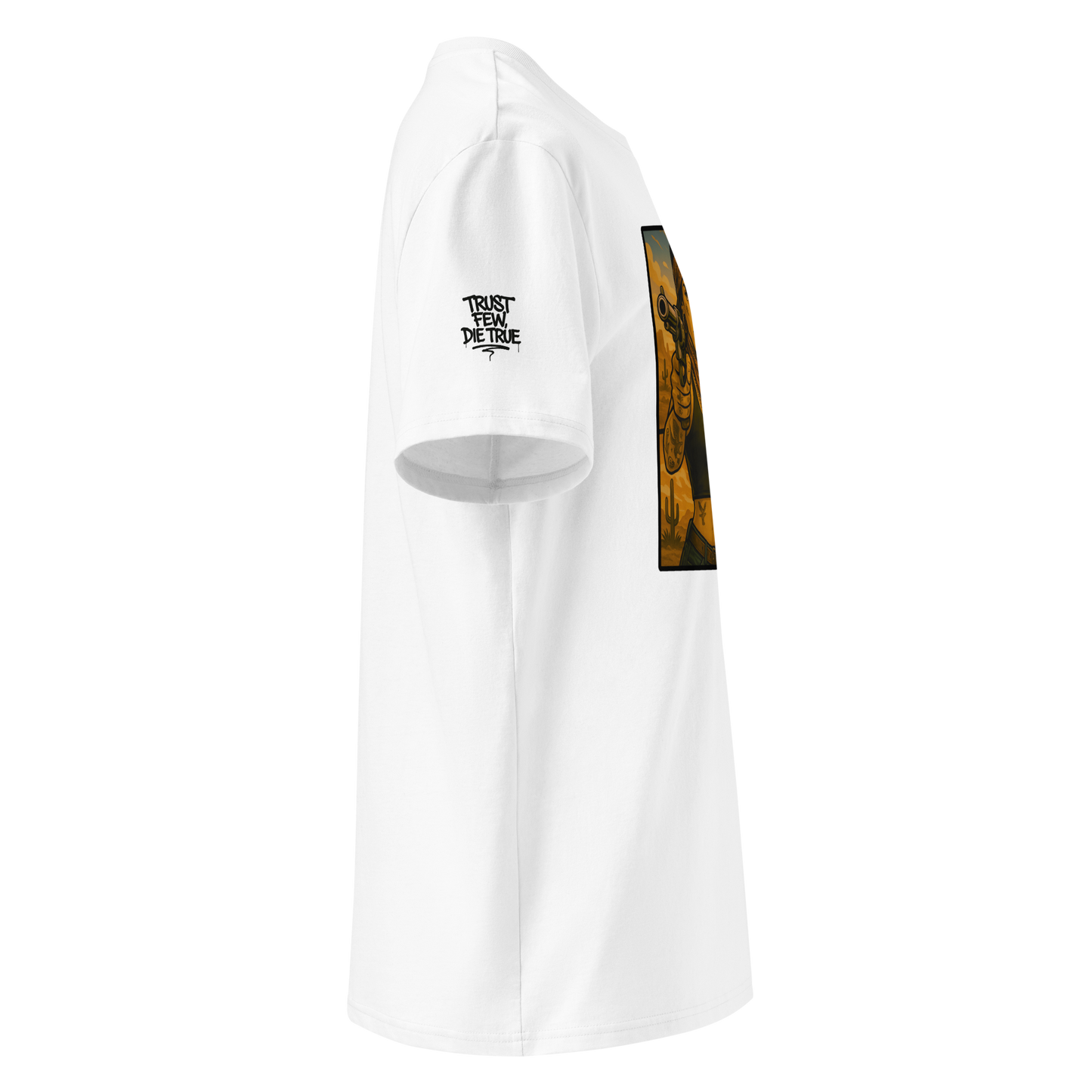 Biały t-shirt premium (przód)