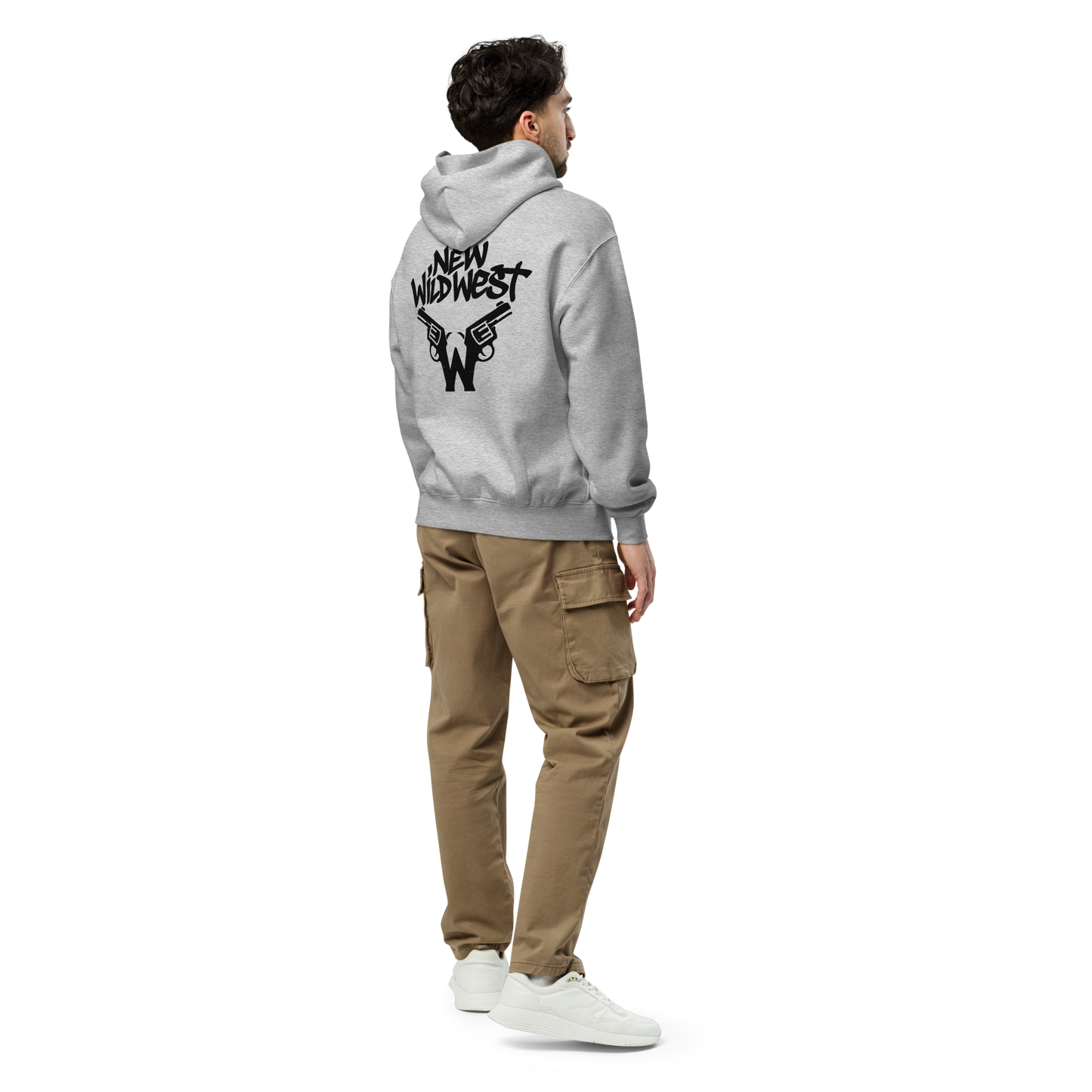Szara hoodie oversize
